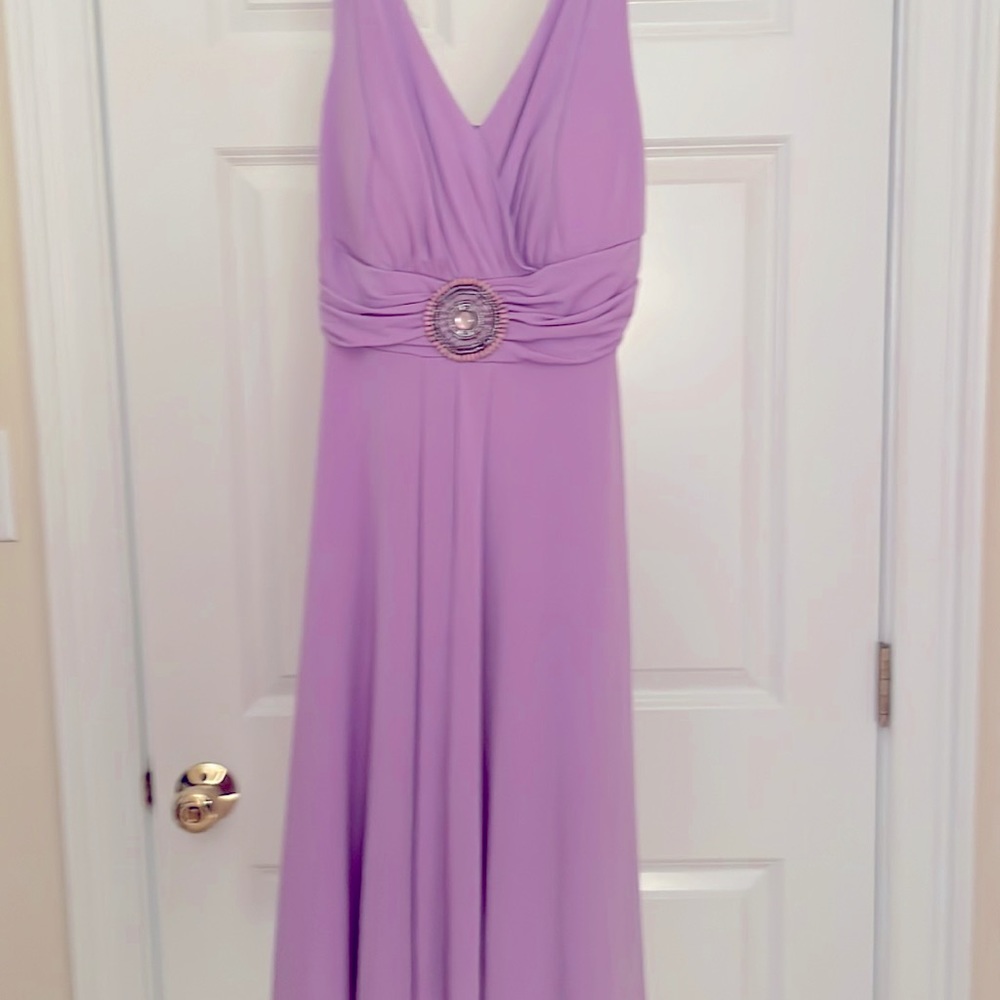 Orchid shoulder strap dress by Voir Voir.